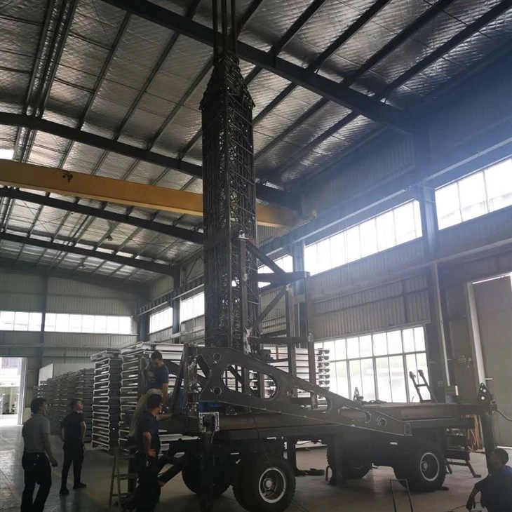 Menara Telekomunikasi Seluler Sapi yang Dapat Dipindahkan