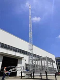 Menara Tralier Teleskopik Sel Di Atas Roda